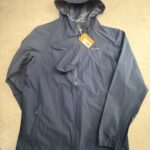 Veste de pluie à capuche Ayacucho AYA Rain Jacket bleu marine taille 176 — vue 12