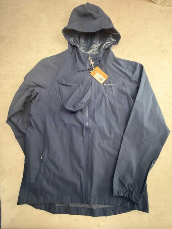 Veste de pluie à capuche Ayacucho AYA Rain Jacket bleu marine taille 176 — vue 12
