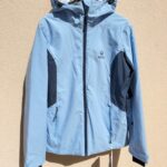 Veste de ski imperméable à capuche Halti Tahko W DX Ski Jacket femme bleu clair taille FR 38 (FIN/DE 36, ITA 42) — vue 3