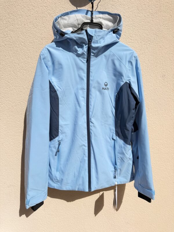 Veste de ski imperméable à capuche Halti Tahko W DX Ski Jacket femme bleu clair taille FR 38 (FIN/DE 36, ITA 42) — vue 3