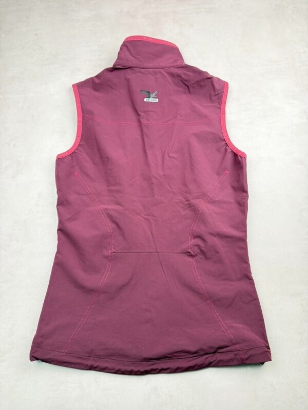 Gilet softshell sans manches Salewa Indra DST W VST femme bordeaux/rose fuchsia taille FR 38 (DE 36, GB 8, IT 42, US S) — vue 10