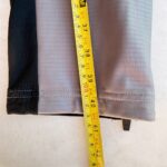 Pantalon long technique sicleri unisexe gris anthracite/noir/vert fluo taille L — vue 4