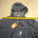 Veste de pluie à capuche Ayacucho AYA Rain Jacket bleu marine taille 176 — vue 9
