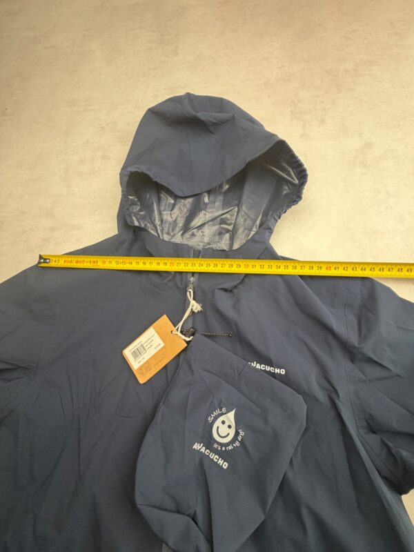 Veste de pluie à capuche Ayacucho AYA Rain Jacket bleu marine taille 176 — vue 9