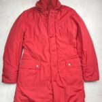 Manteau long matelassé Norway Haydn femme rouge taille L — vue 7