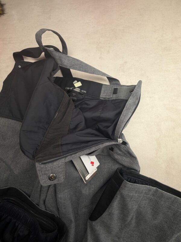 Salopette de ski isolée Obermeyer Malta Bib Overalls femme gris chiné taille FR 38 (US 6) — vue 6
