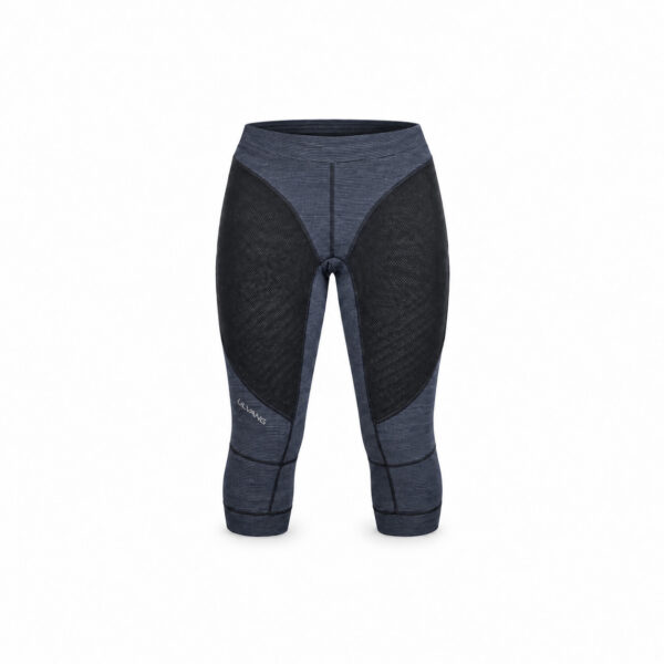 Legging thermique 3/4 Ulvang Merino Net 3/4 Pants femme noir taille L