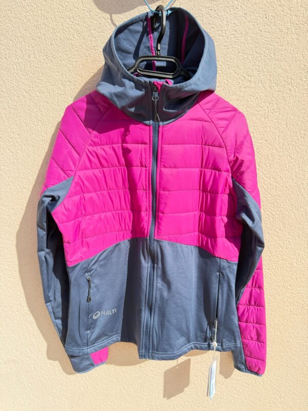 Veste isolante à capuche Halti Veidnes W insulation jacket femme fuchsia taille FR 40 (FIN/DE 38, IT 44) — vue 2