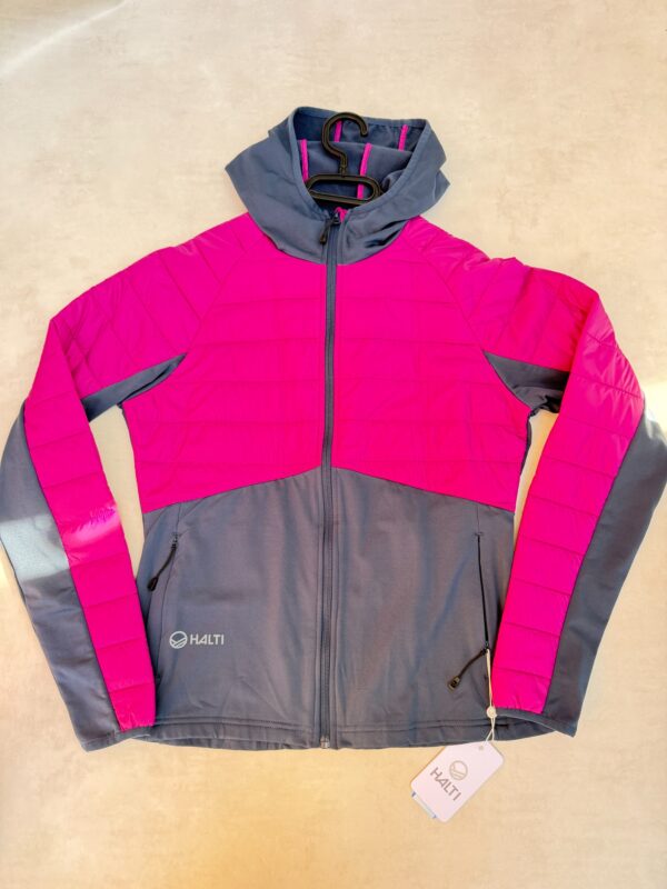 Veste isolante à capuche Halti Veidnes W insulation jacket femme fuchsia taille FR 40 (FIN/DE 38, IT 44) — vue 4