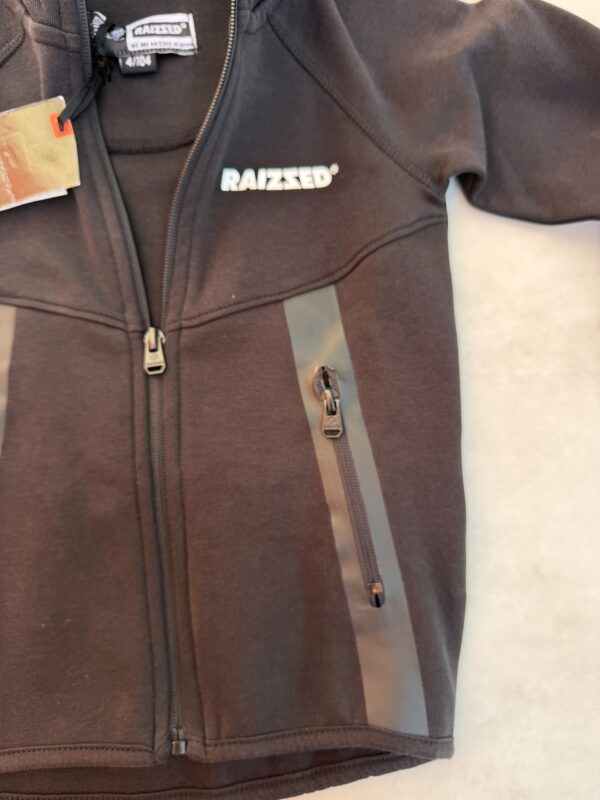 Sweat à capuche zippé Raizzed Ottowa noir profond taille 110 — vue 5