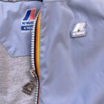 Veste à capuche enfant K-Way unisexe bleu gris taille 4 ans — vue 7