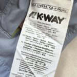 Veste à capuche enfant K-Way unisexe bleu gris taille 4 ans — vue 10