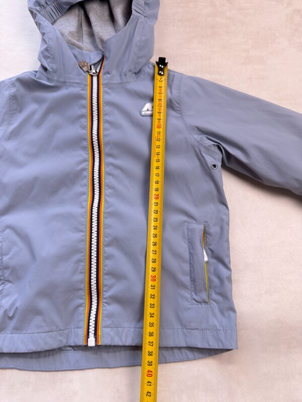 Veste à capuche enfant K-Way unisexe bleu gris taille 4 ans — vue 12