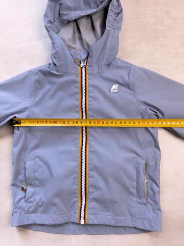 Veste à capuche enfant K-Way unisexe bleu gris taille 4 ans — vue 13