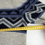 Pull col camionneur NZA New Zealand Auckland Andrew homme beige sable taille L — vue 7