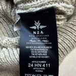 Pull col camionneur NZA New Zealand Auckland Andrew homme beige sable taille L — vue 8