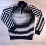 Pull à col zippé NZA New Zealand Auckland Edgar homme bleu marine taille M — vue 2