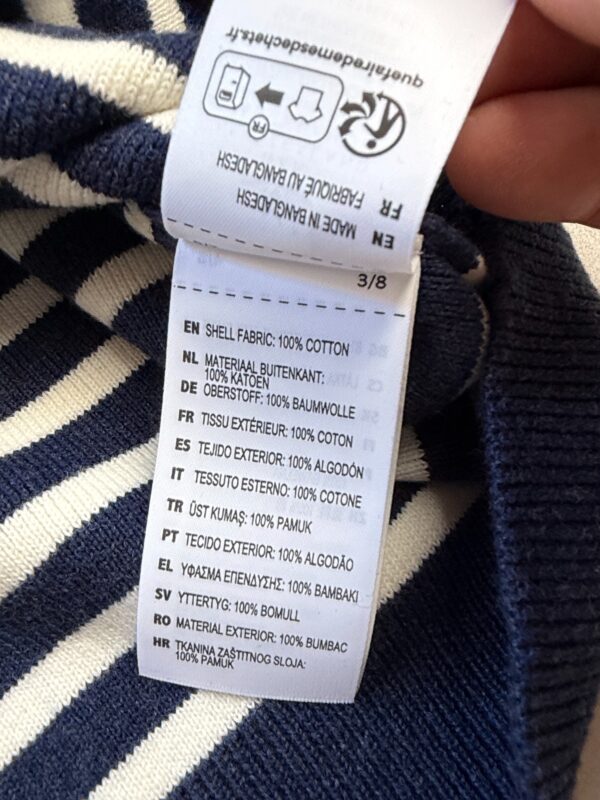 Pull à col zippé NZA New Zealand Auckland Edgar homme bleu marine taille M — vue 9