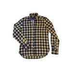 Chemise à manches longues NZA New Zealand Auckland Whakarewarewa homme bleu marine jaune taille S — vue 12