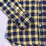 Chemise à manches longues NZA New Zealand Auckland Whakarewarewa homme bleu marine jaune taille S — vue 3