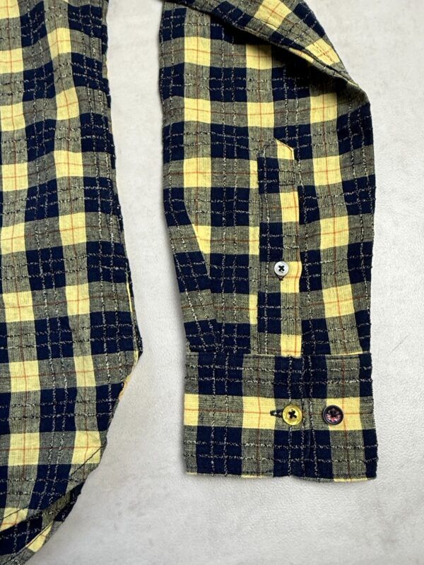 Chemise à manches longues NZA New Zealand Auckland Whakarewarewa homme bleu marine jaune taille S — vue 7