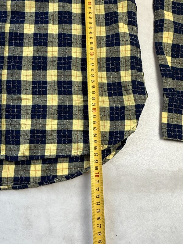 Chemise à manches longues NZA New Zealand Auckland Whakarewarewa homme bleu marine jaune taille S — vue 8