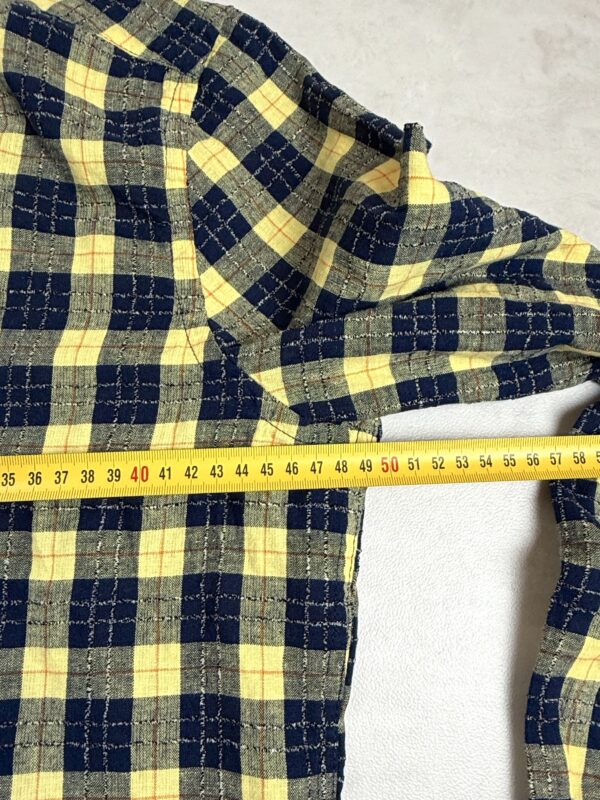 Chemise à manches longues NZA New Zealand Auckland Whakarewarewa homme bleu marine jaune taille S — vue 9