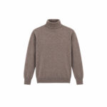 Pull à col roulé Fusaro Antonio homme taupe taille 3XL