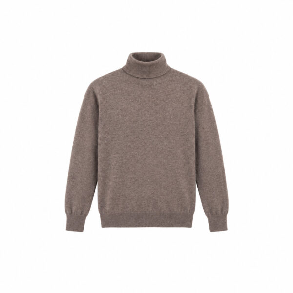 Pull à col roulé Fusaro Antonio homme taupe taille 3XL