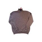 Pull à col roulé Fusaro Antonio homme taupe taille 3XL — vue 2