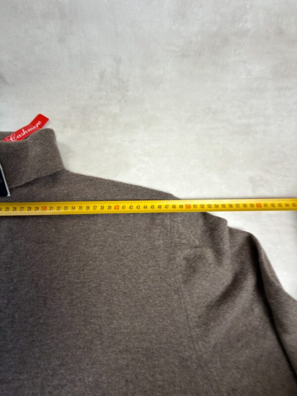 Pull à col roulé Fusaro Antonio homme taupe taille 3XL — vue 9