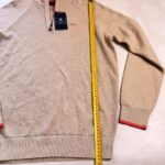 Pull camionneur à demi-zip NZA New Zealand Auckland Ralph homme beige sable taille L — vue 5