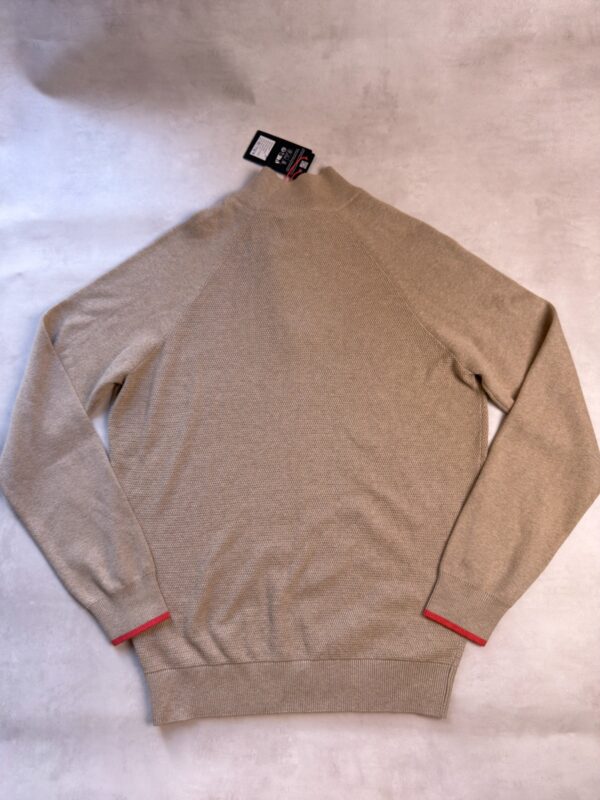 Pull camionneur à demi-zip NZA New Zealand Auckland Ralph homme beige sable taille L — vue 10