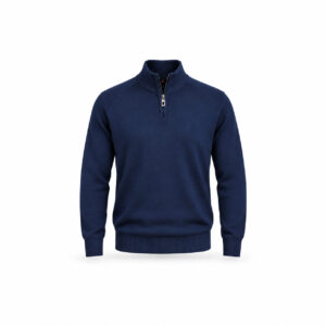 Pull col camionneur Tomacelli Napoli homme bleu marine taille XXL