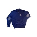 Pull col camionneur Tomacelli Napoli homme bleu marine taille XXL — vue 2