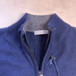 Pull col camionneur Tomacelli Napoli homme bleu marine taille XXL — vue 5