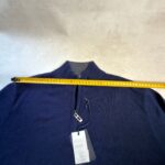 Pull col camionneur Tomacelli Napoli homme bleu marine taille XXL — vue 8