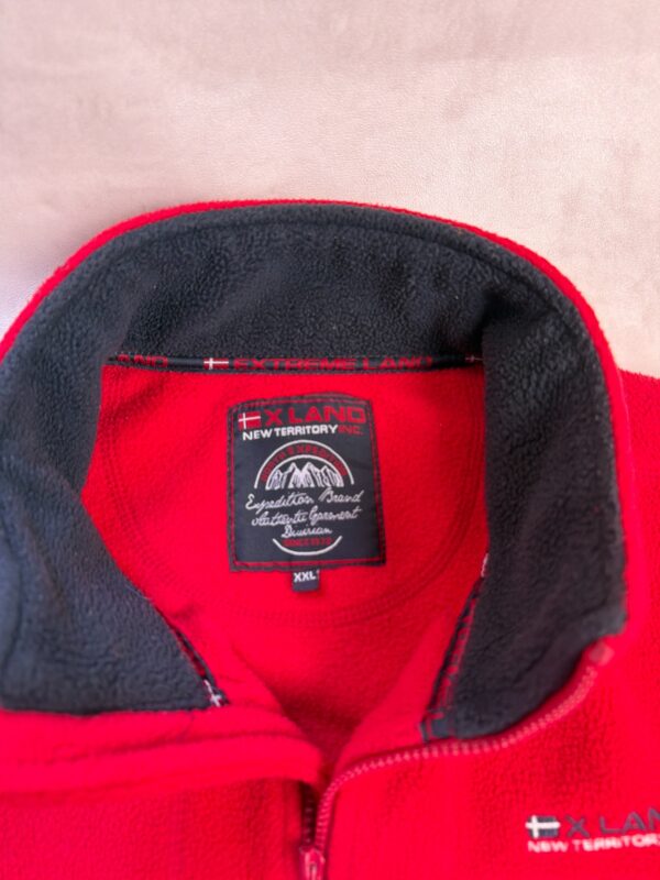 Veste polaire zippée X Land IVANY homme rouge taille XXL — vue 4