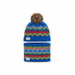 Ensemble bonnet et tour de cou enfant Boboli bleu taille M50 (tour de tête 50 cm)