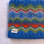 Ensemble bonnet et tour de cou enfant Boboli bleu taille M50 (tour de tête 50 cm) — vue 5