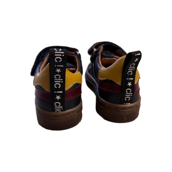 Baskets enfant à scratch clic! noir taille 24