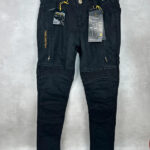 Jean moto femme Trilobite 661 Parado noir taille XXL — vue 2
