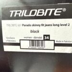 Jean moto femme Trilobite 661 Parado noir taille XXL — vue 3