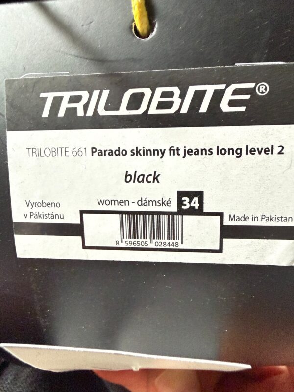 Jean moto femme Trilobite 661 Parado noir taille XXL — vue 3