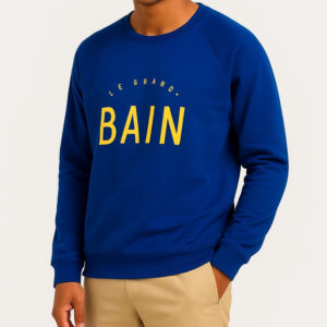 Sweat Le Slip Français le grand bain homme bleu roi taille L