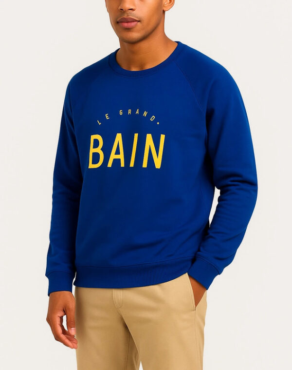 Sweat Le Slip Français le grand bain homme bleu roi taille L