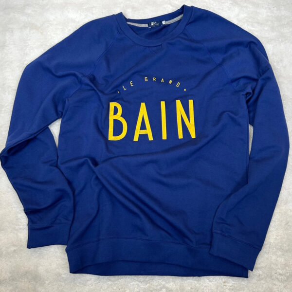 Sweat Le Slip Français le grand bain homme bleu roi taille L — vue 4