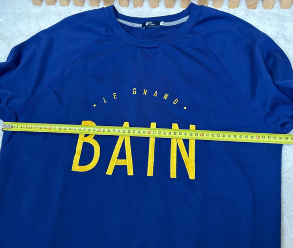 Sweat Le Slip Français le grand bain homme bleu roi taille L — vue 10
