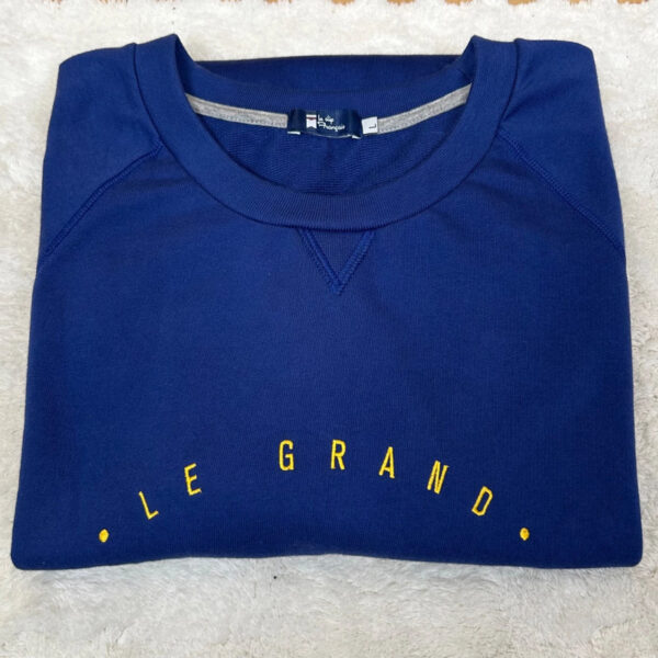 Sweat Le Slip Français le grand bain homme bleu roi taille L — vue 15