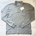 Polo manches longues Marton Roth homme gris chiné taille M — vue 3